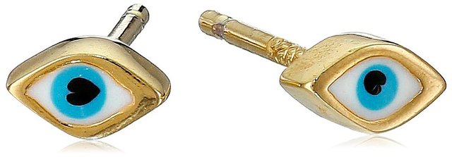 Tai Evil Eye Teardrop Post Stud Earrings