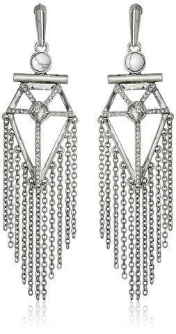 Rebecca Minkoff Fringe Chandelier Drop Earrings