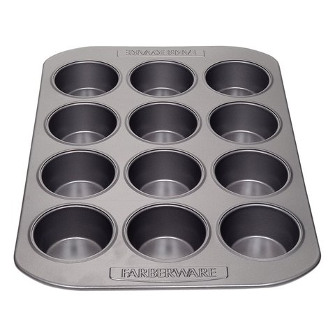 Farberware Nonstick Bakeware 12-Cup Muffin Pan