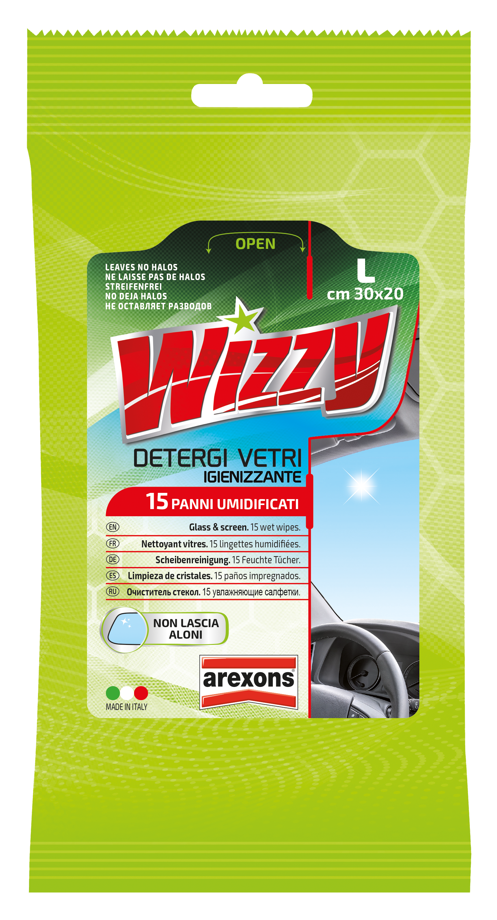 Wizzy - Čistící prostředek na skla
