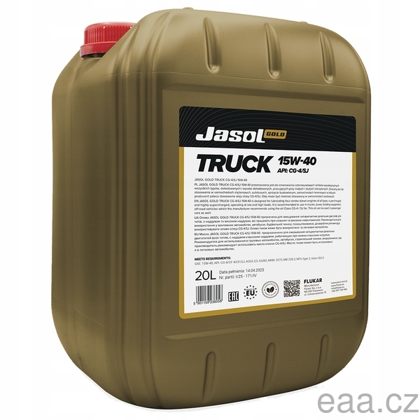 JASOL Truck Plus CG-4/SJ 15W/40