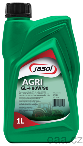 JASOL Agri GL-4 80W/90