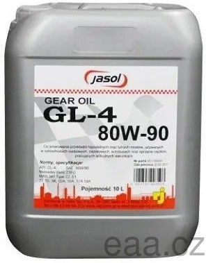 JASOL Gear OIL GL-4 80W/90