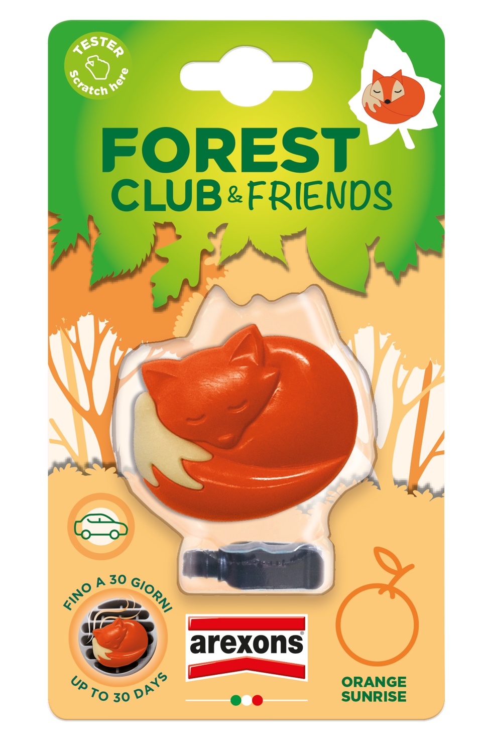 AIR Purifier - FOX (Red Orange)