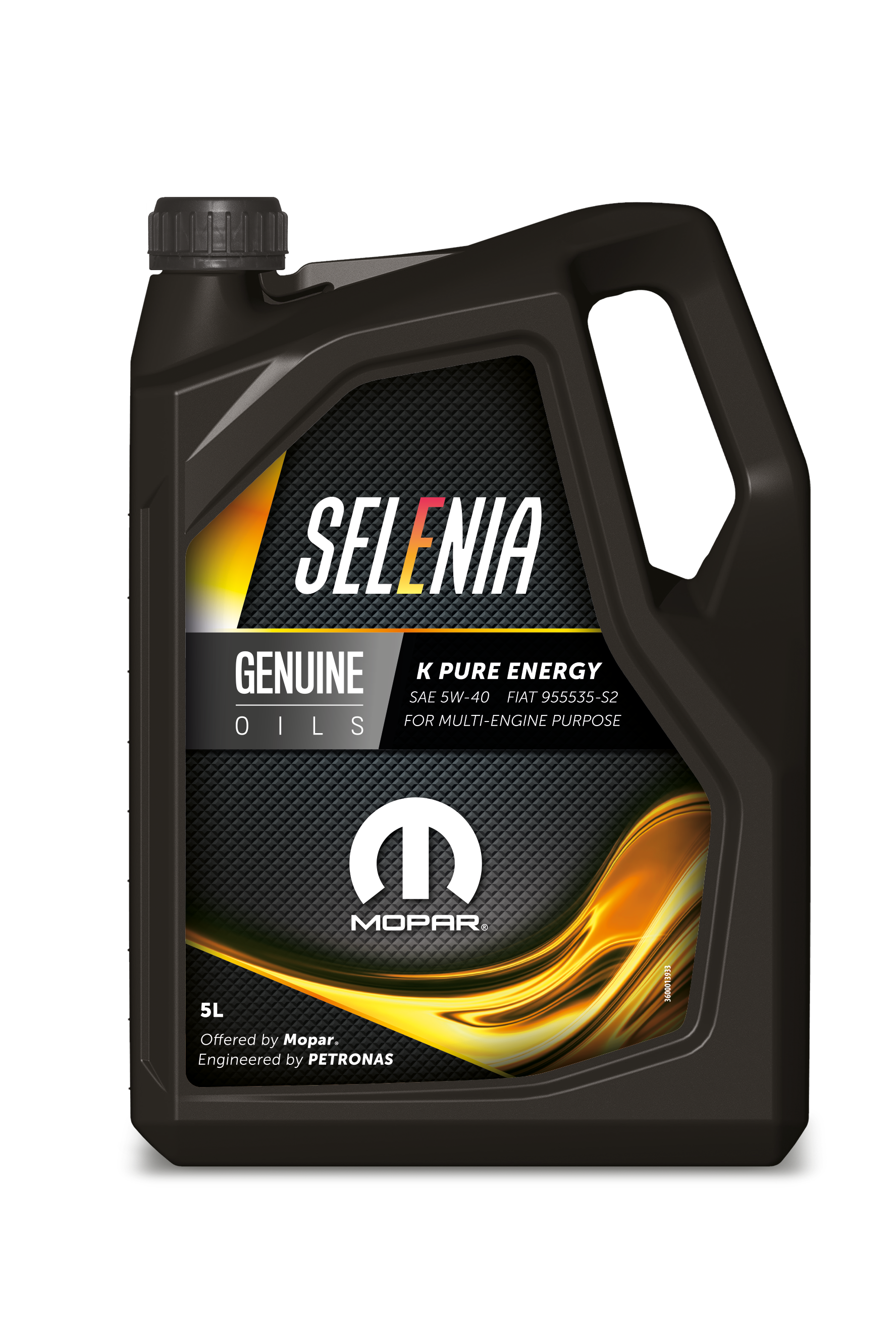 Motorový olej SELENIA MOPAR K PURE NRG 5W-40 SM 5 l