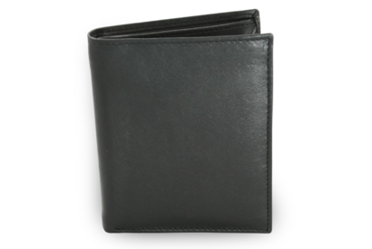 Černá pánská kožená peněženka - dokladovka