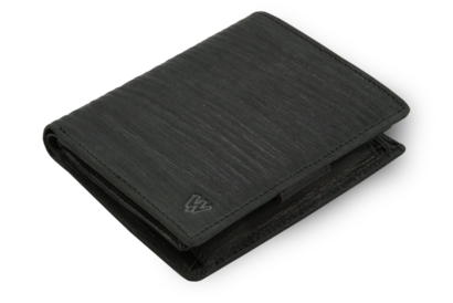 Černá pánská kožená peněženka ve stylu BAMBOO