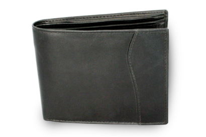 Černá pánská kožená peněženka 