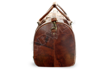 Luxusní cestovní kožená taška s kapsou na notebook