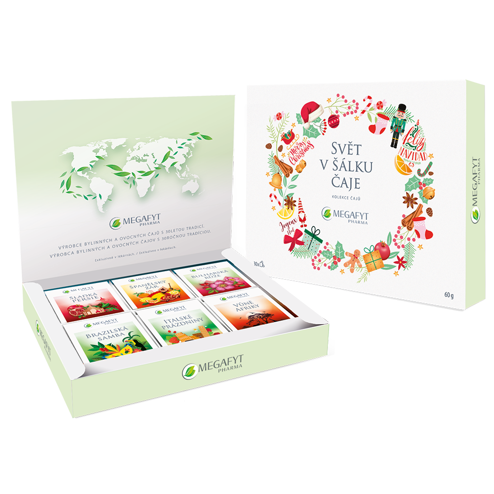 Více informací o výrobku THE WORLD IN A CUP OF TEA with a Chrismas cover