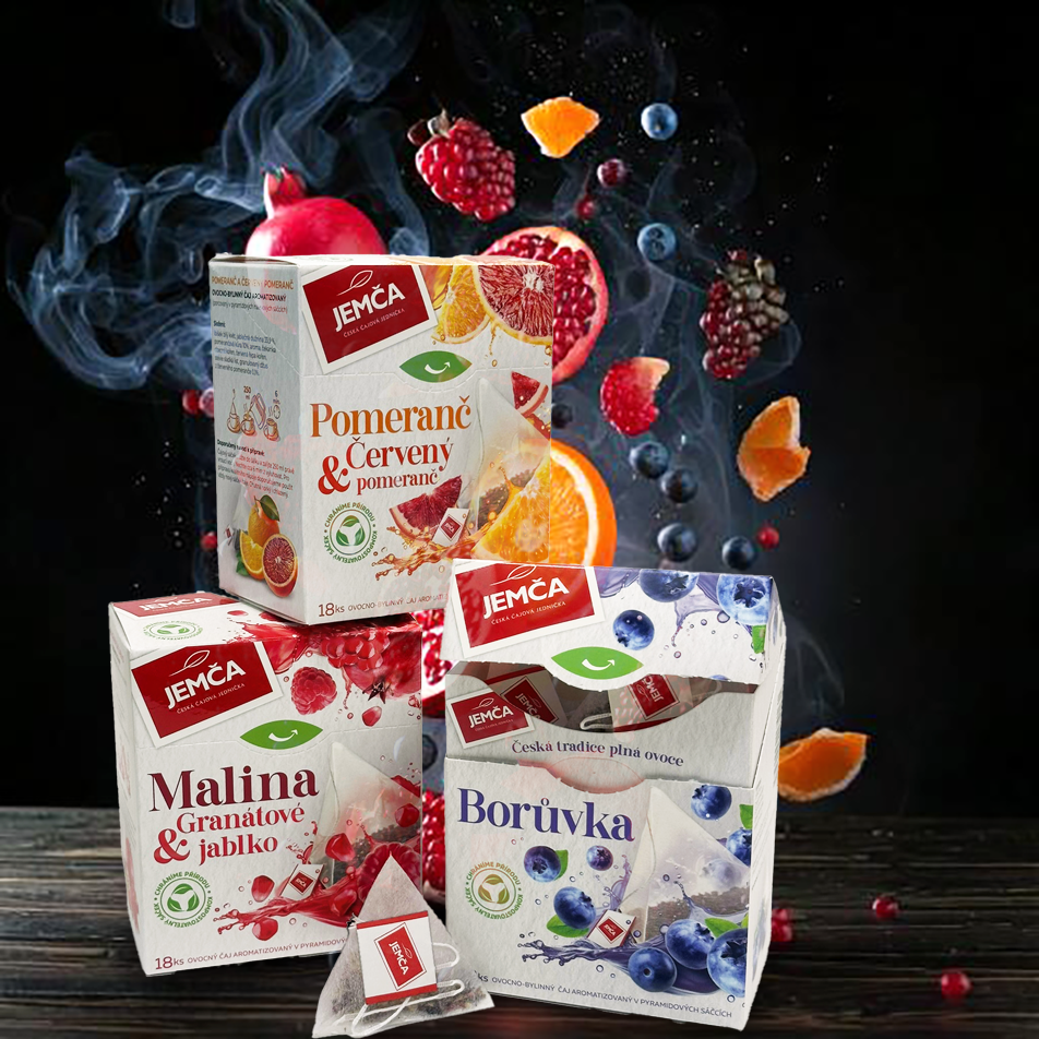 ! NEW ! Fruit teas in pyramid bags